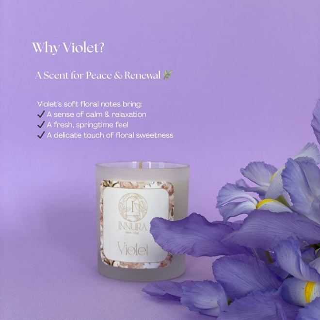 Violet Scented Candle