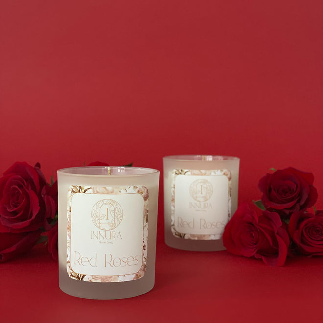 Red Rose Scented Candle