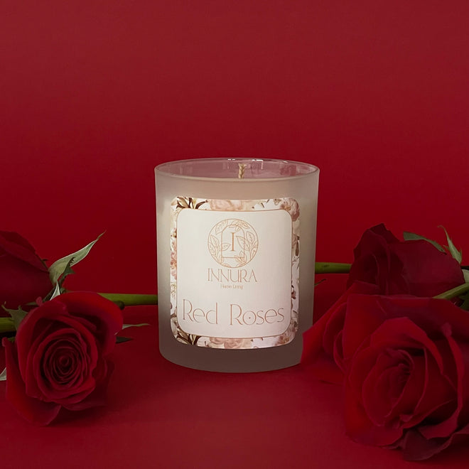 Red Rose Scented Candle