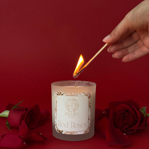 Red Rose Scented Candle